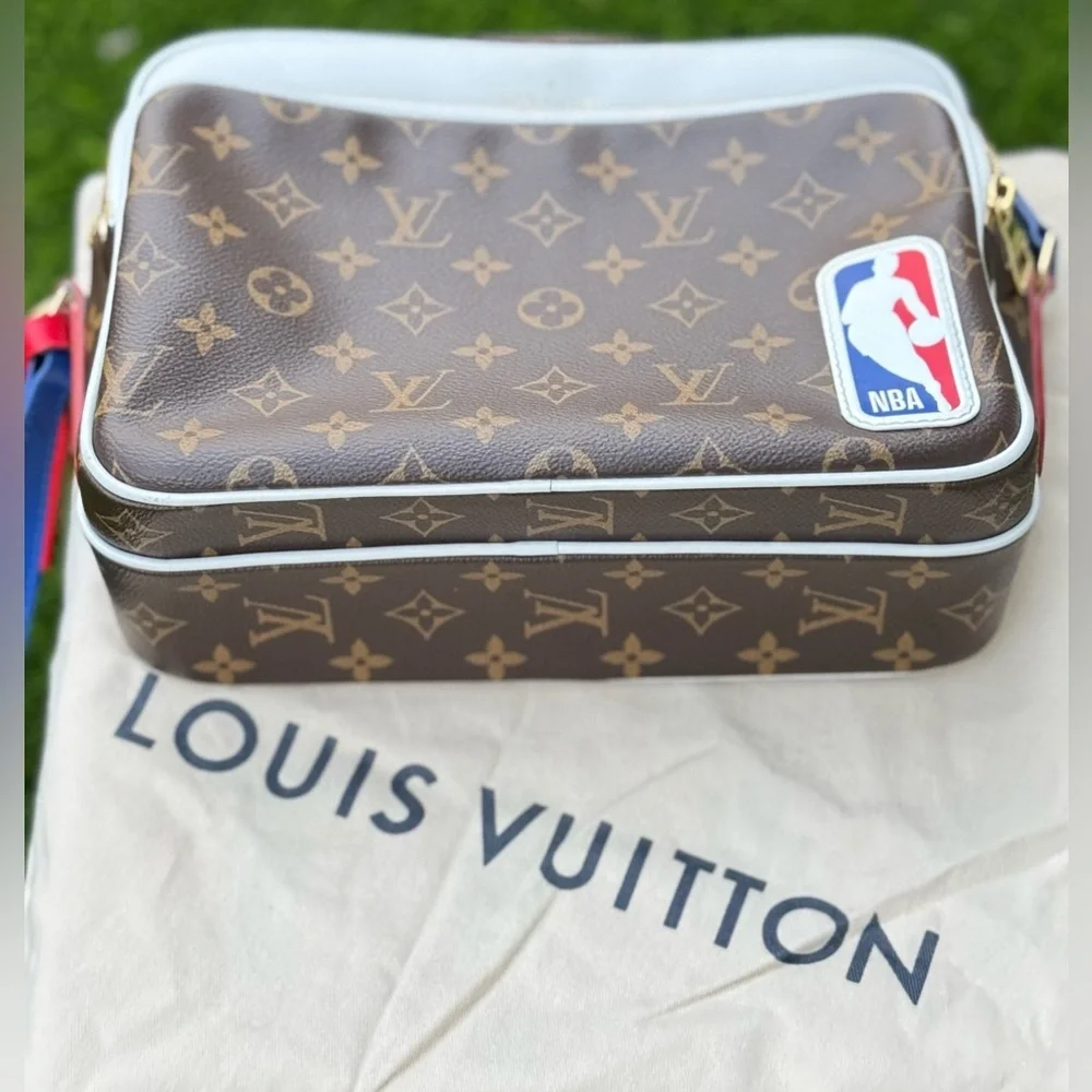 Louis Vuitton x NBA LV Bag Brown Nil Messenger Monogram Limited Edition!! - Picture 16 of 16